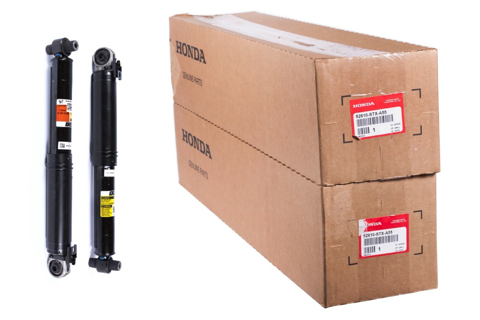 Pair Rear Shock Absorbers Electronic Fit Acura MDX 2007-2013 Acura ZDX 2010-2012