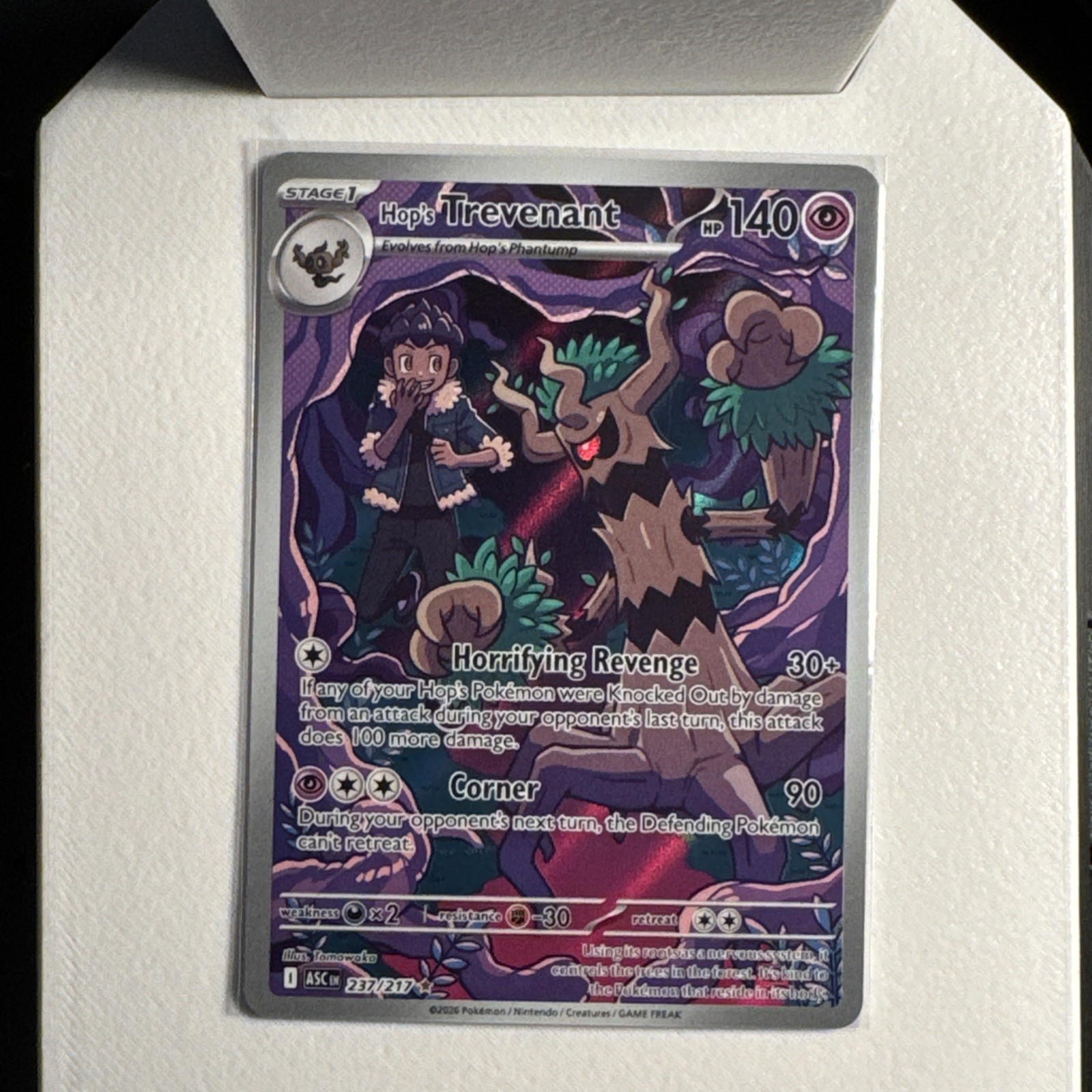 Hop\'s Trevenant Holofoil EN [ASC - 237/217] NM