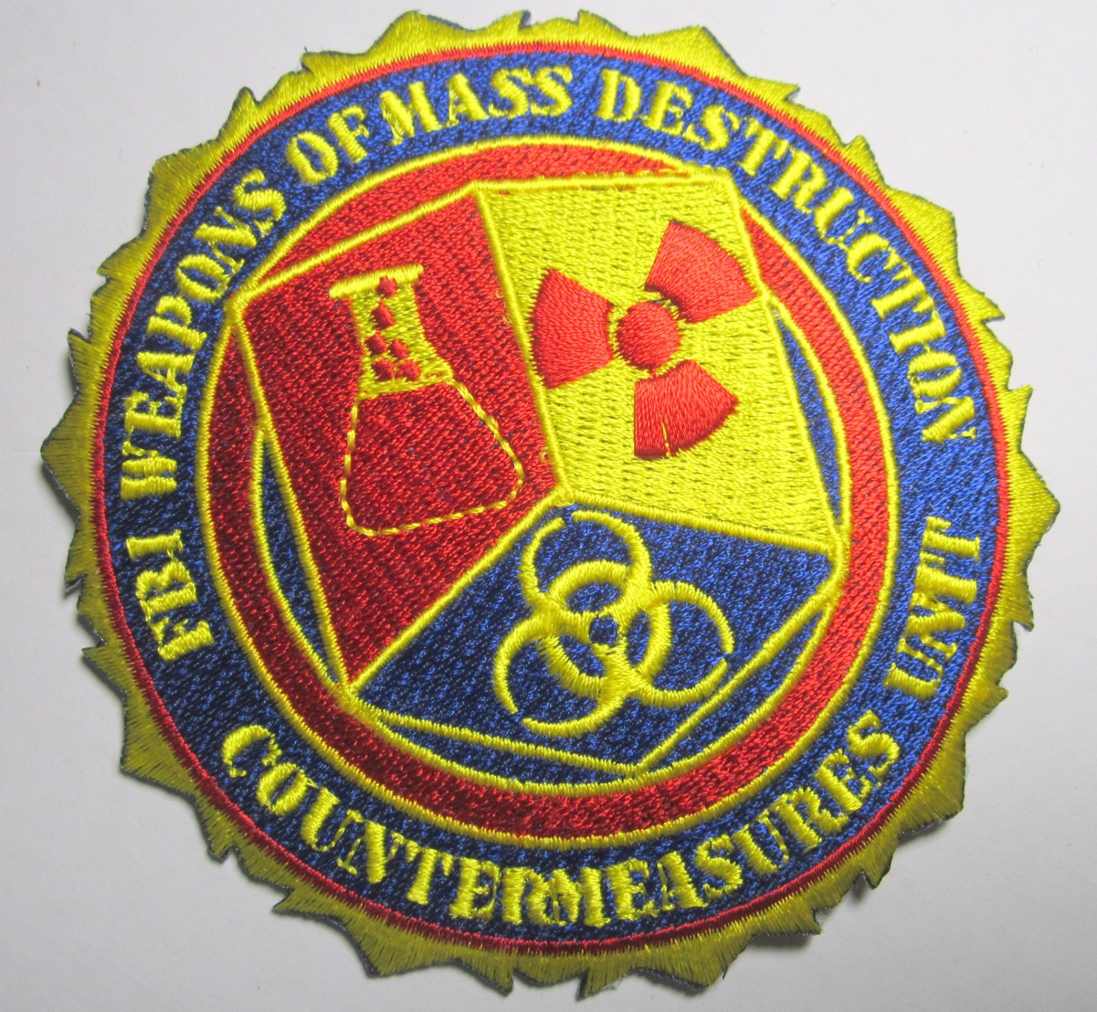 FBI Weapons of Mass Destruction- Obsolete Vintage Patch - Countermeasures Unit FBI Weapons of Mass Destruction- Obsolete Vintage Patch - Countermeasures Unit