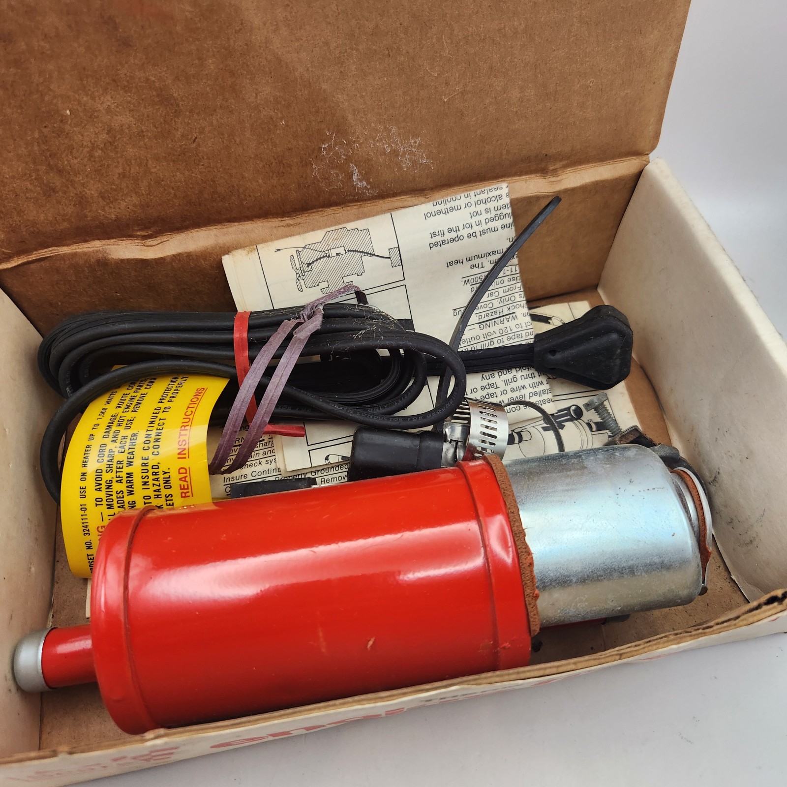 Vintage Sears Therm-O-Pump Engine Heater NOS Unsealed Box