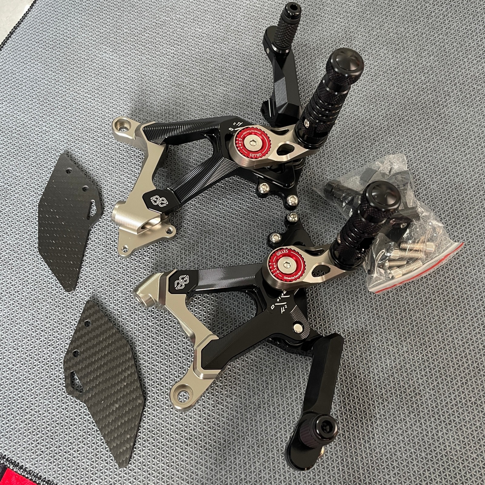 For Ducati Streetfighter Panigale V4 V4S 20-2022 CNC Aluminum Rearset Footrest