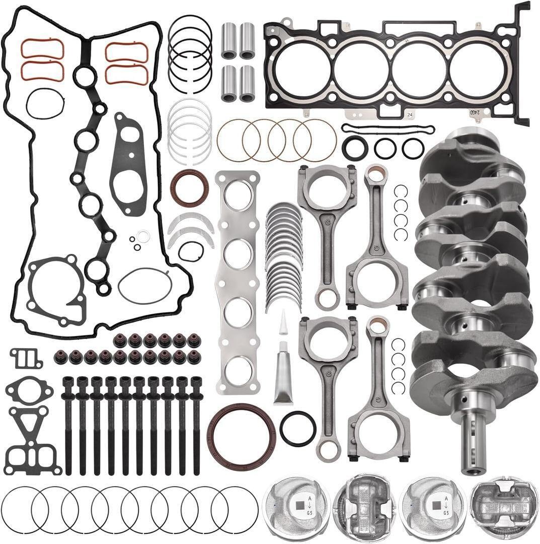 G4KJ 2.4L Engine Rebuild Kit Crankshaft Pistons Hyundai Kia 23111-2G200 G4KJ 2.4L Engine Rebuild Kit Crankshaft Pistons Hyundai Kia 23111-2G200