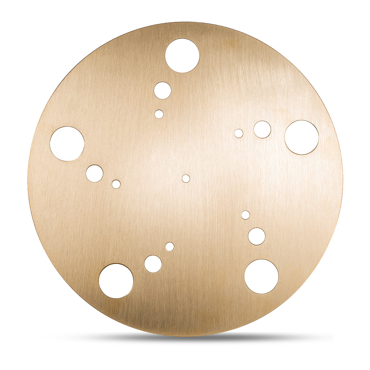 LP Vinyl Record Player Platter Mat Pure Brass Slipmat for LP Vinly Turntable