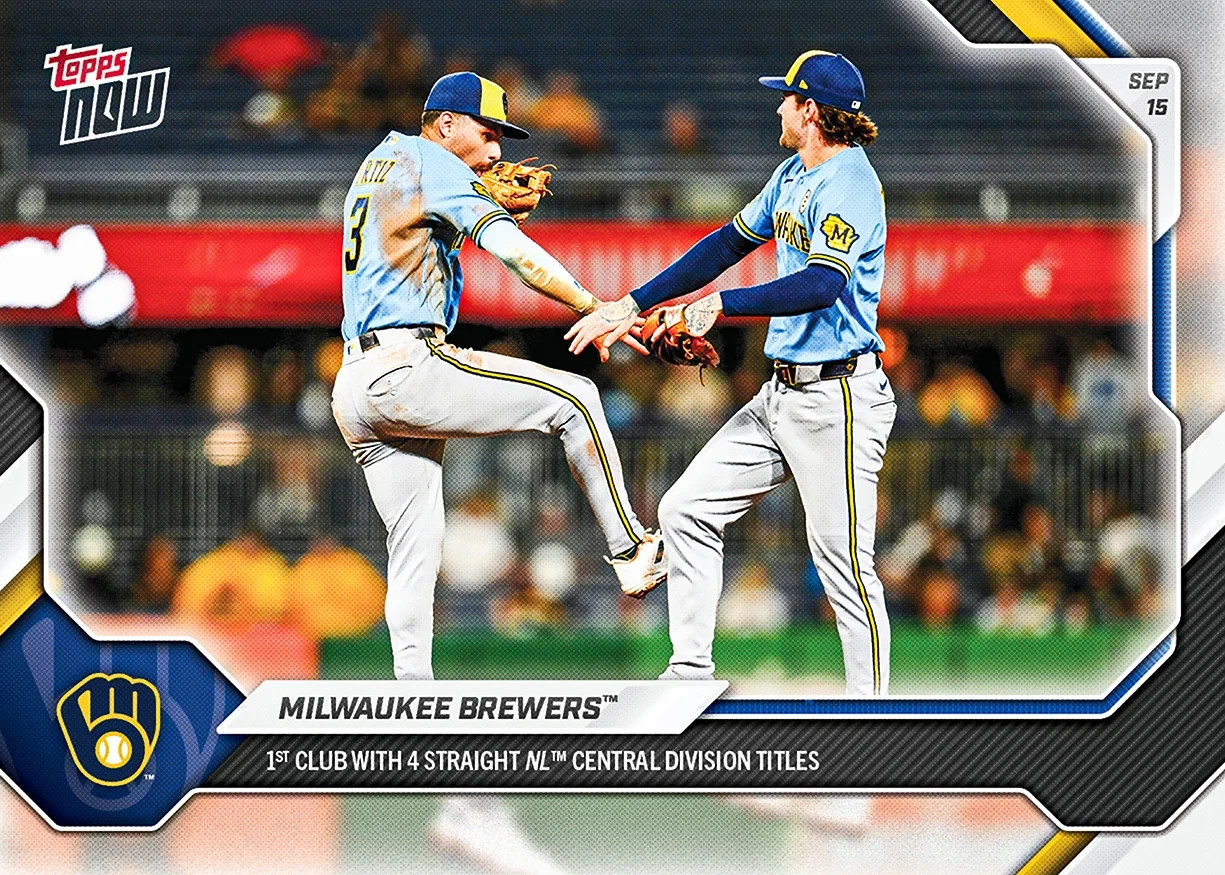 Milwaukee Brewers Division Title 2026 MLB Topps NOW Card 681 Presale