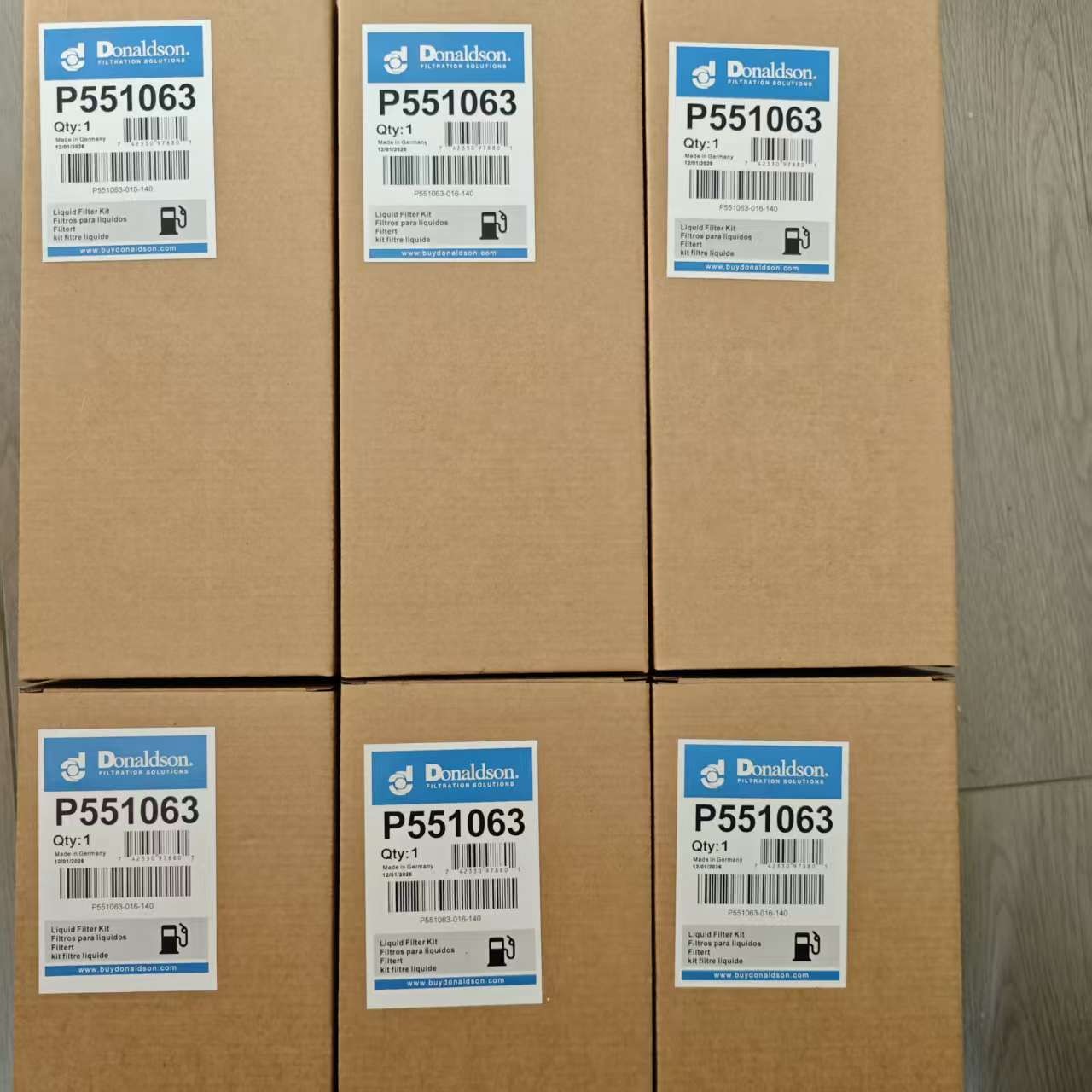 6X Donaldson P551063/PF9908/FK13834 Fuel Filter Detroit Diesel Engine DD13/15/16