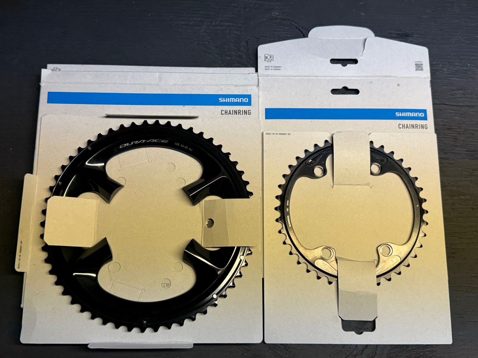 NEW 12 Speed Shimano DURA-ACE Road Bike Chainrings 54/40T FC-R9200 Crank Set