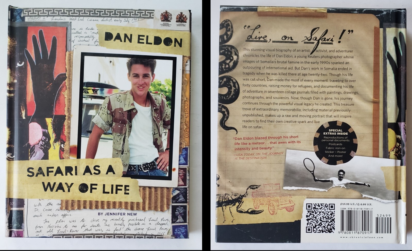 Dan Eldon: Safari as a Way of Life by Jennifer New Somalia Journal Hardbound NEW