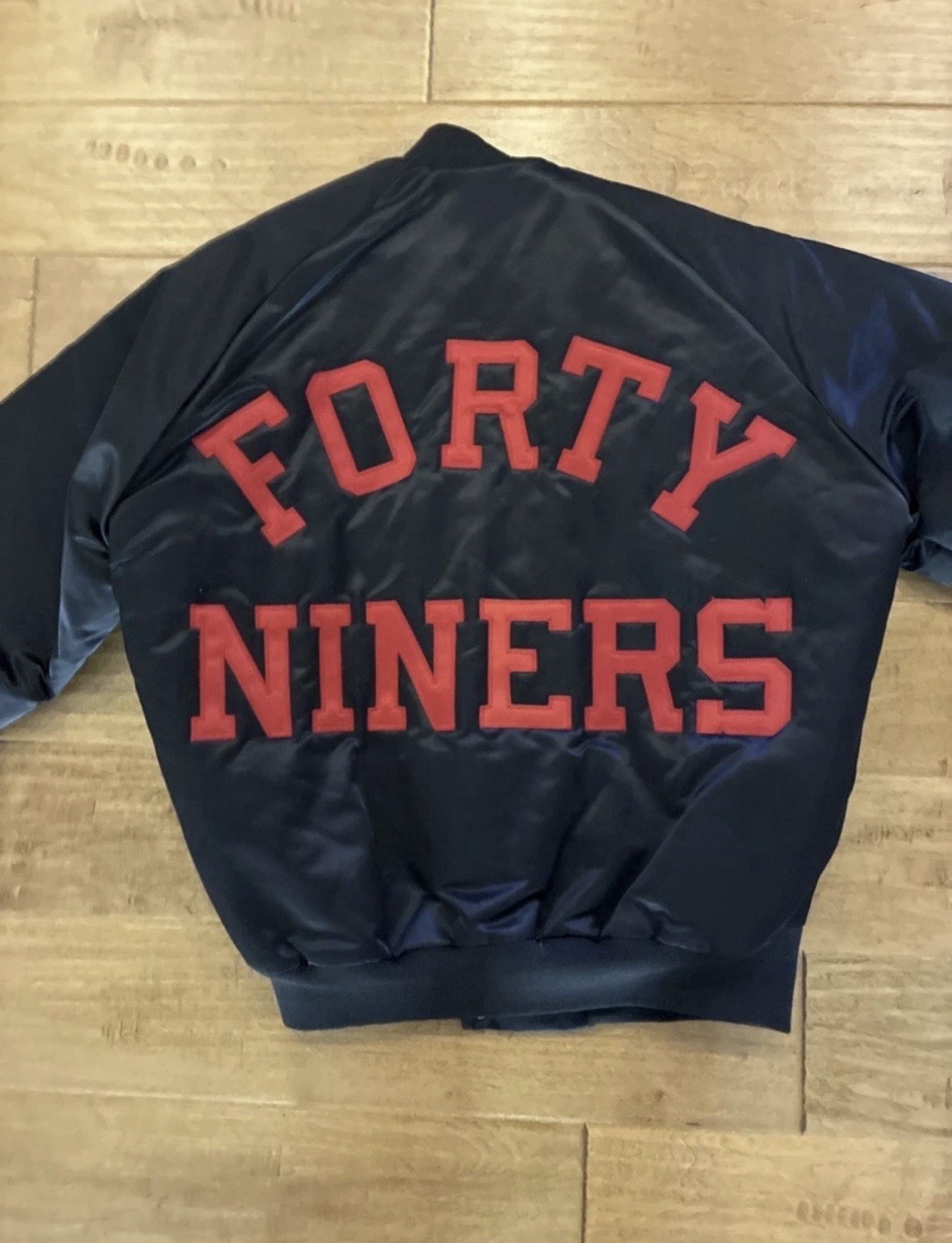 OG VTG SF Forty Niners 49ers Chalk Line Jacket Pristine Cond Size M USA Made