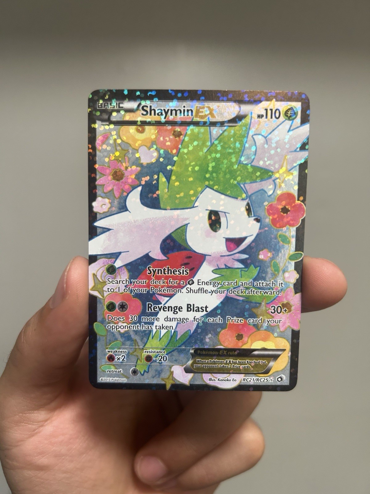 Pokémon TCG Shaymin-EX RC21/RC25 Legendary Treasures Full Art Holo