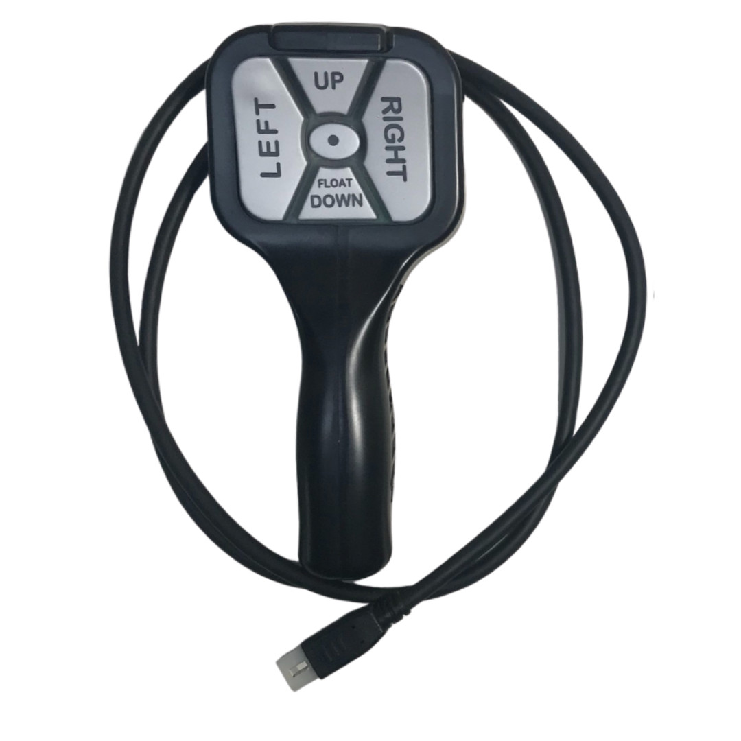 AFTERMARKET 4 PIN STRAIGHT BLADE FISHER SNOW PLOW HANDHELD CONTROLLER WHITE PLUG
