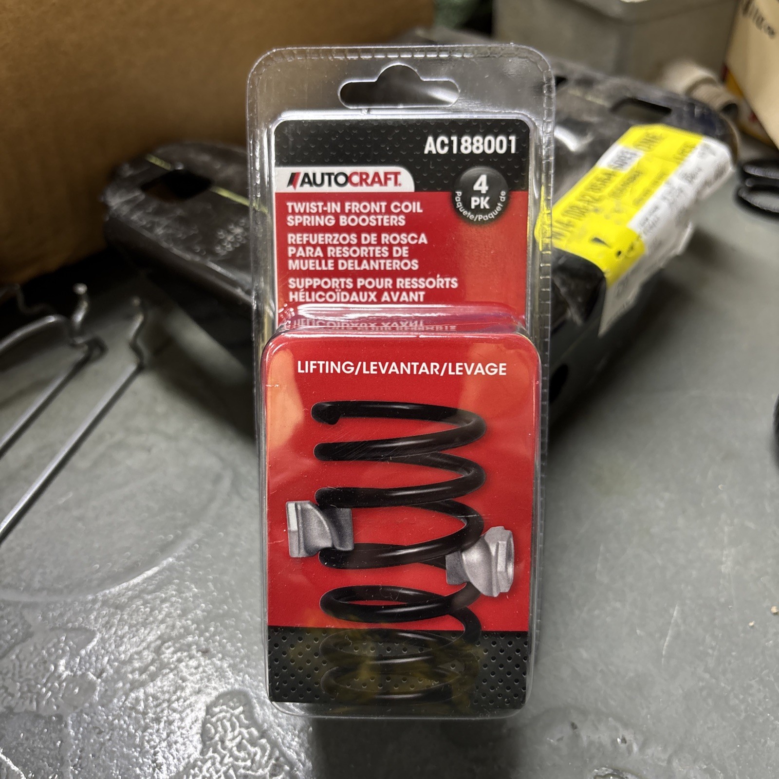 Autocraft AC188001 - Twist-in Front Coil Spring Boosters, 4 Pack Autocraft AC188001 - Twist-in Front Coil Spring Boosters, 4 Pack