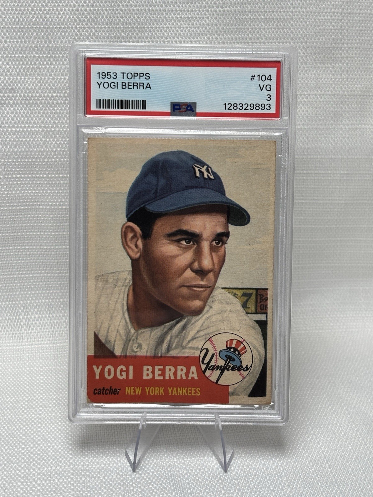 1953 Topps Yogi Berra PSA 3