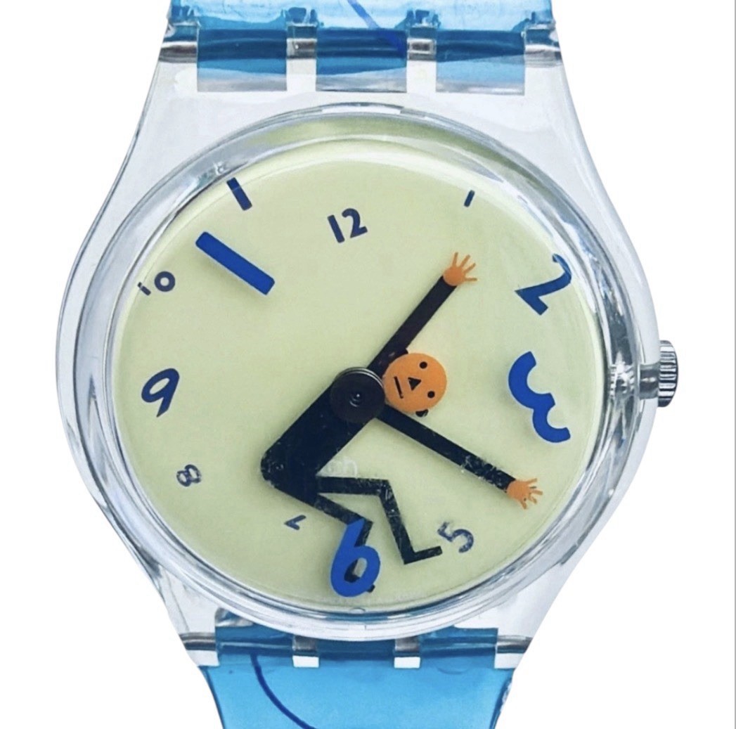 Swatch Watch WEIGHTLESS GK229 1996 Standard Gents Designed By Richard McGuire