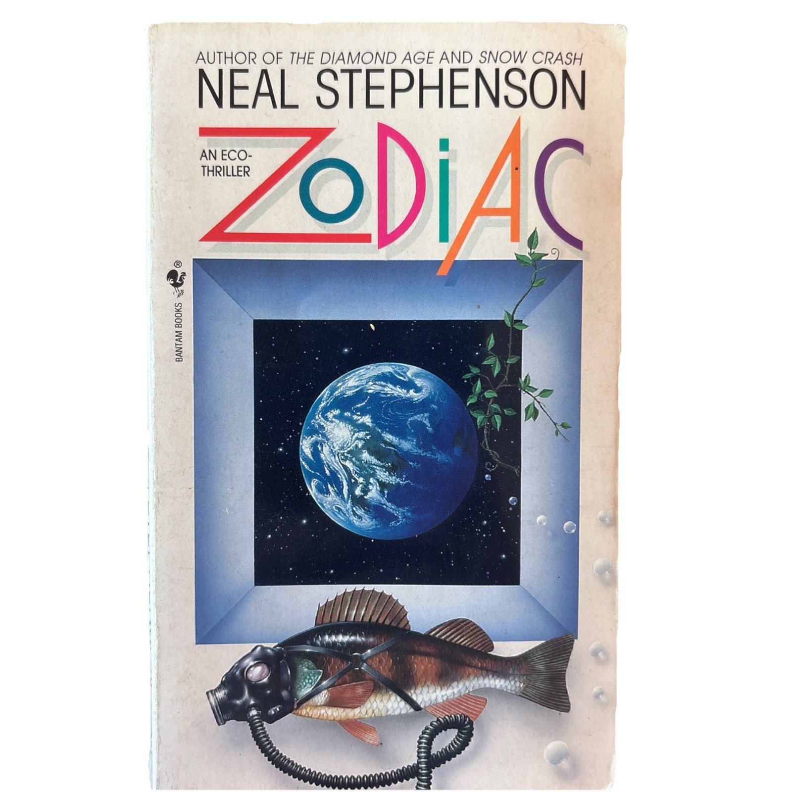 Zodiac Neal Stephenson Eco-Thriller Bantam Books 1995 Paperback ISBN 0553573861