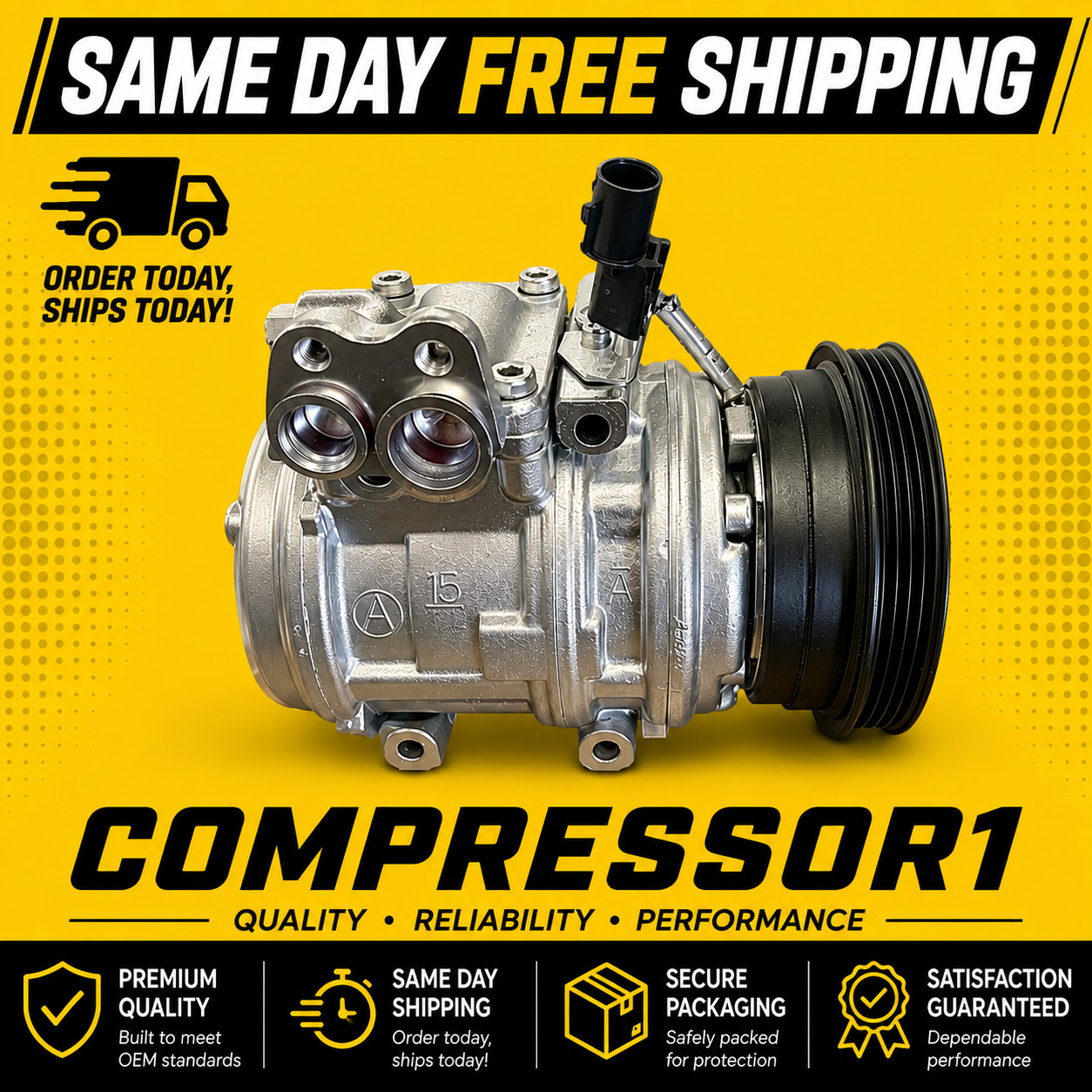 AC Compressor 2005 2006 2007 KIA Sportage 2.0L Hyundai Tucson 2.0L