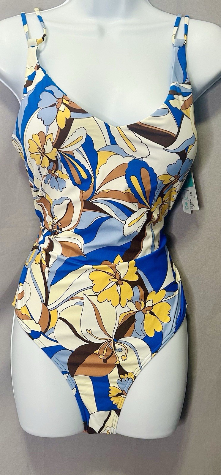 Sunsets One Piece Swimsuit Bali Bungalow L  Lined Brand New With Tags