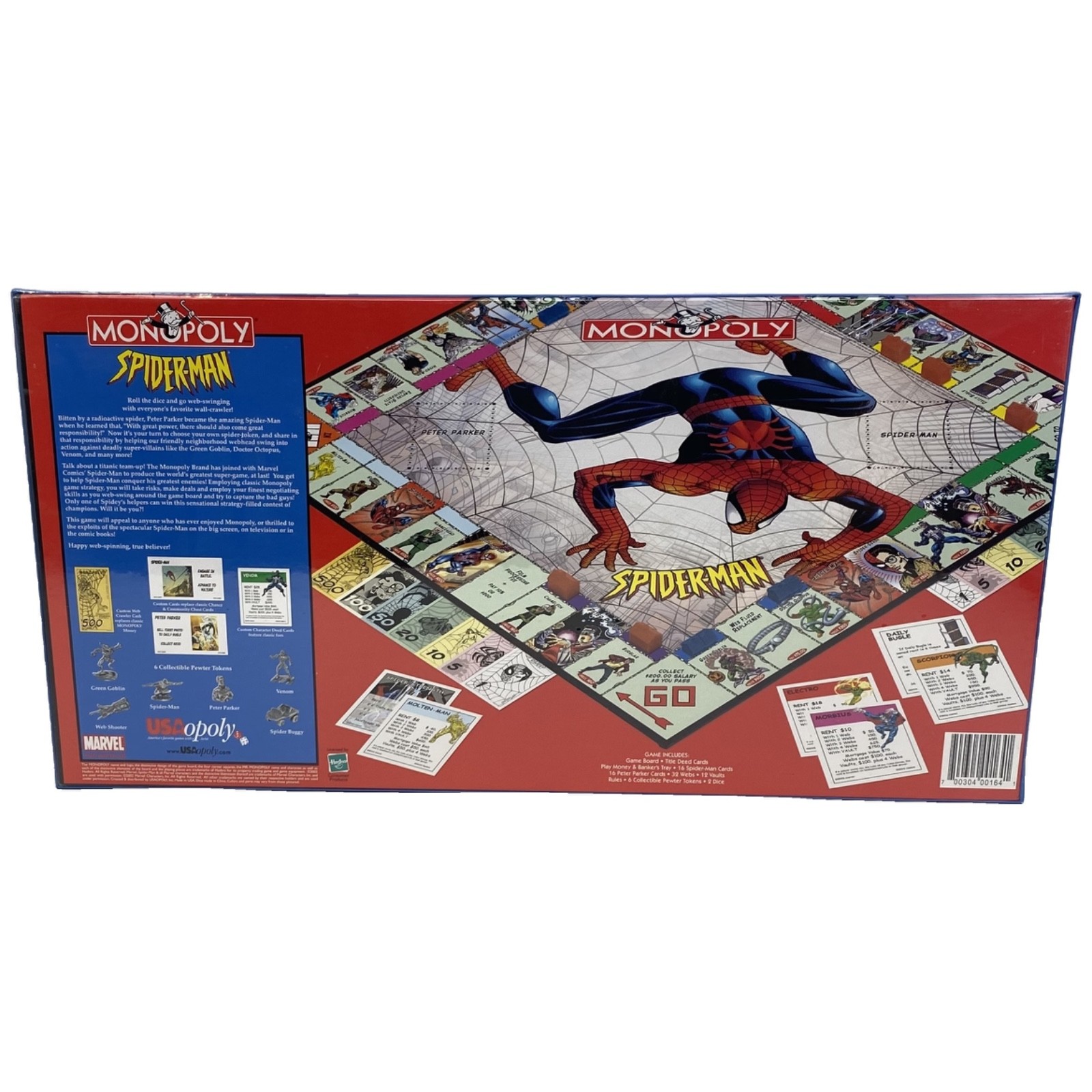 Monopoly Spider-Man Collector's Edition USAopoly Sealed New