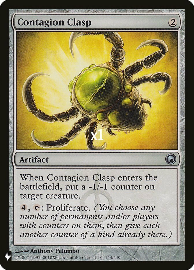 MTG Mystery Booster MB1 Contagion Clasp MINT MTG Mystery Booster MB1 Contagion Clasp MINT