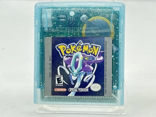 For Pokemon Crystal Version - Nintendo GBA Gameboy Colour For Pokemon Crystal Version - Nintendo GBA Gameboy Colour