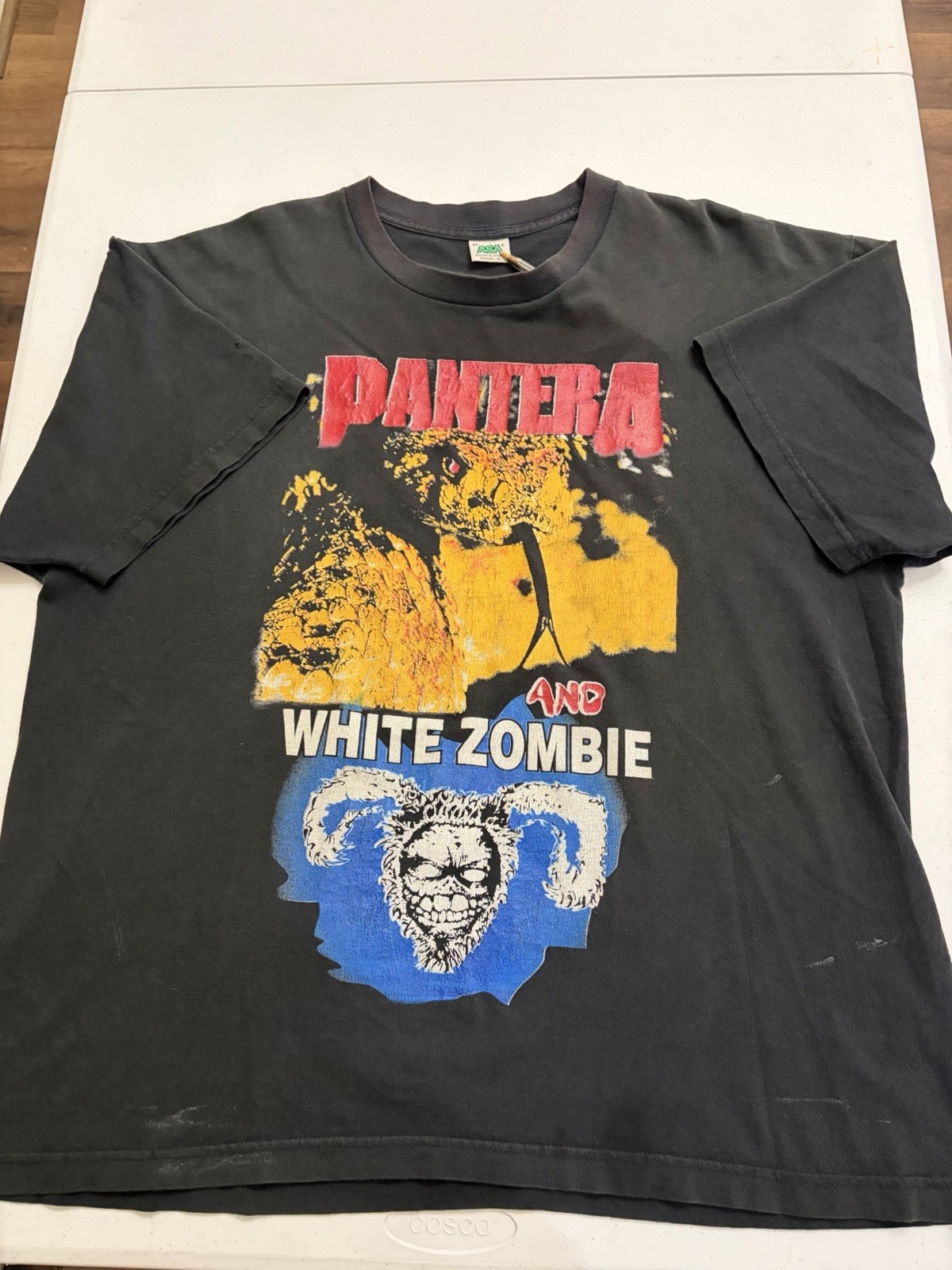 Vintage 1996 Pantera And White Zombie Tour T-shirt Size XL