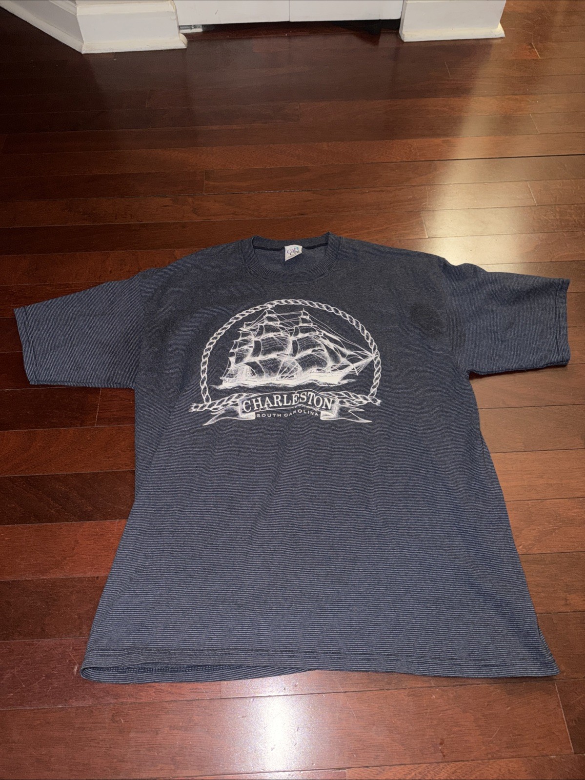 Vintage Charleston South Carolina Ship T-Shirt Size XL Navy Vintage Charleston South Carolina Ship T-Shirt Size XL Navy