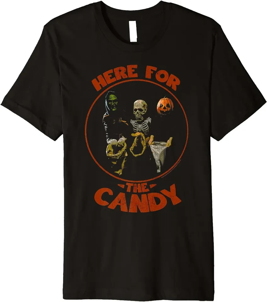 Halloween 3 Silver Shamrock Masks Here For The Candy Premium T-Shirt
