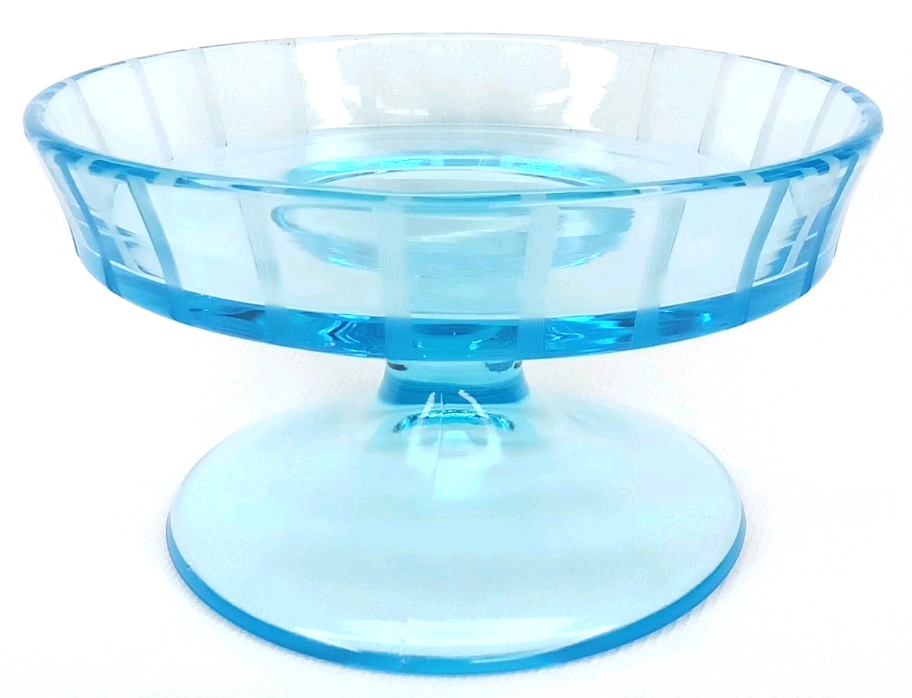 Antique 1930s Fostoria Glass Stand For A Cheese And Cracker Set Made In USA