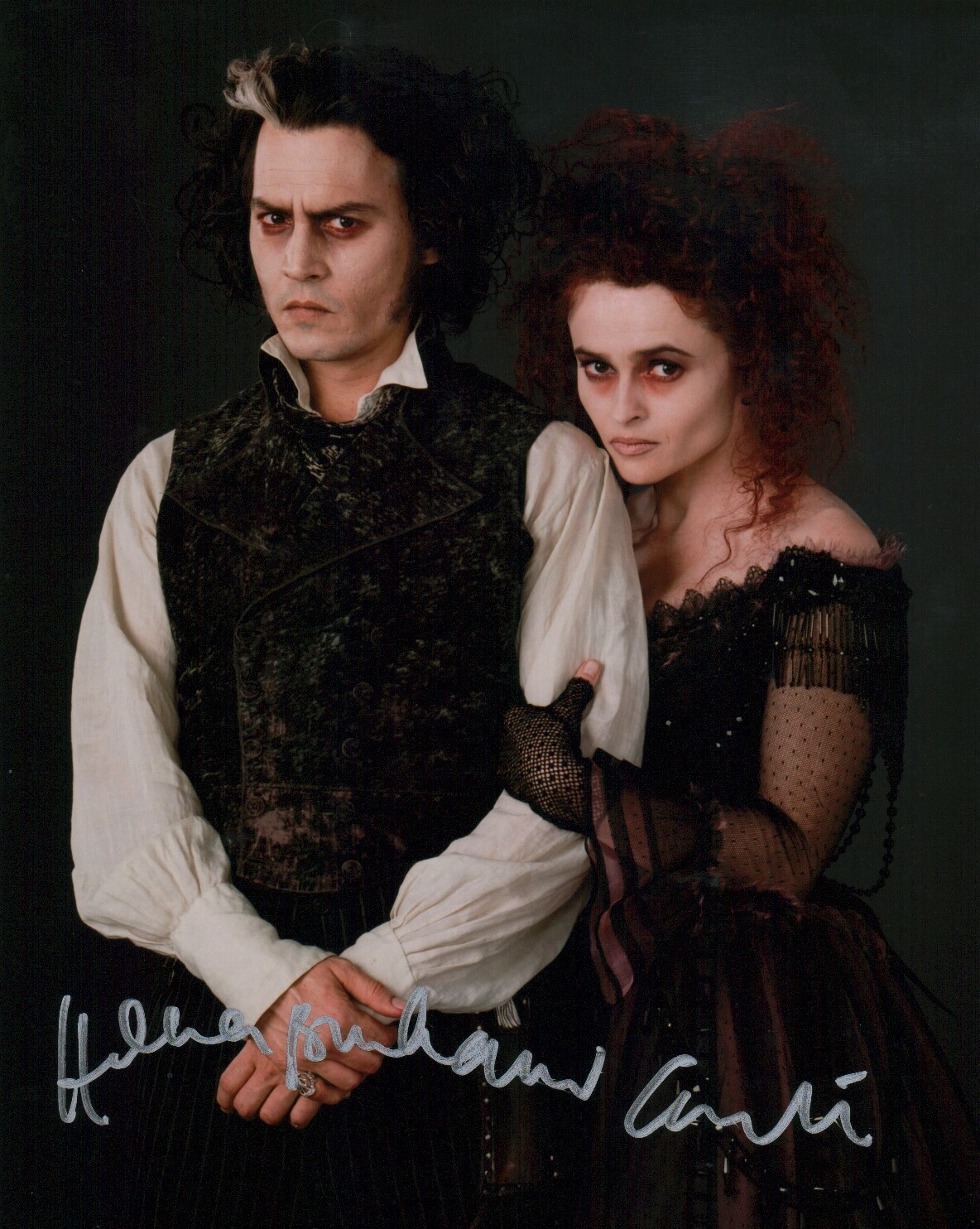 Helena Bonham Carter Sweeney Todd 8x10 Signed Photo JSA COA Certified Autograph