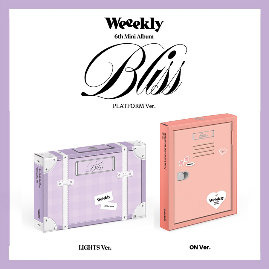 WEEEKLY BLISS 6th Mini Album PLATFORM Ver/QR Card+7 Photo Card+Sticker+Book Mark