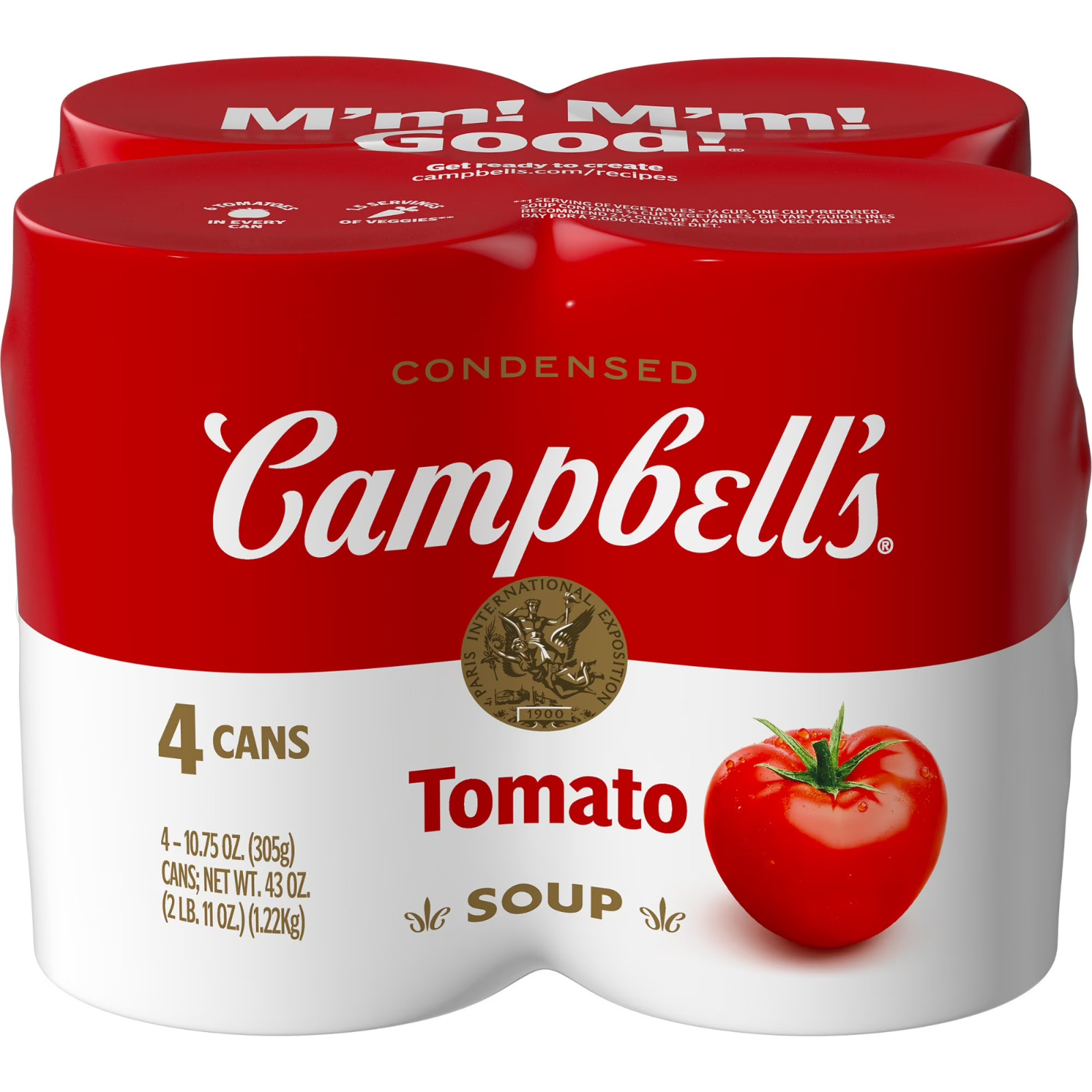 Campbell\'s Tomato Condensed Soup 10.75 Oz. Pack of 4 Campbell\'s Tomato Condensed Soup 10.75 Oz. Pack of 4
