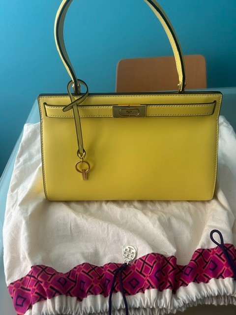 Tory Burch handbag - Yellow preowned excellent condition with dust bag Tory Burch handbag - Yellow preowned excellent condition with dust bag
