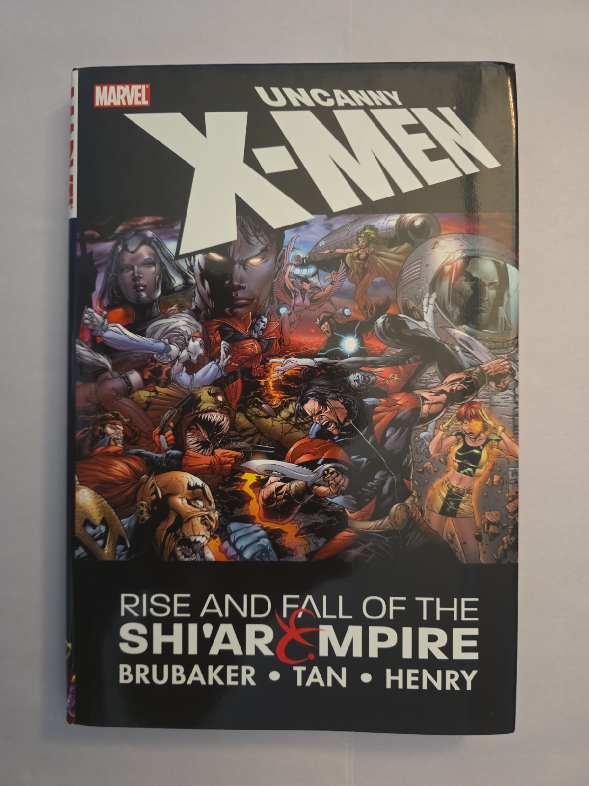 Uncanny X-Men: Rise & Fall of the Shi\'ar Empire by Ed Brubaker Hardcover OHC