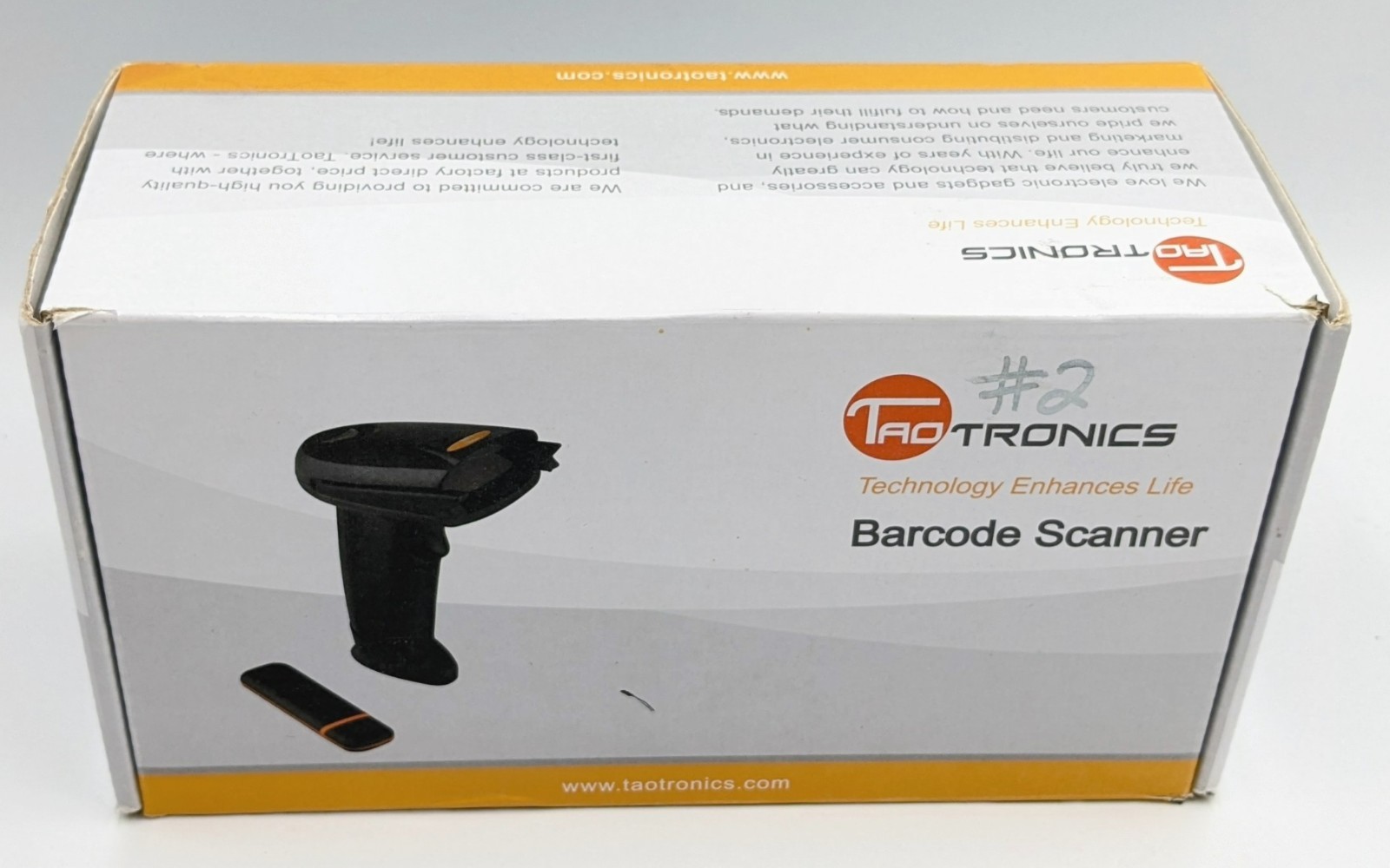 TAO TRONICS Barcode Scanner Taotronics TT-BS030 No Cable No Receiver TAO TRONICS Barcode Scanner Taotronics TT-BS030 No Cable No Receiver
