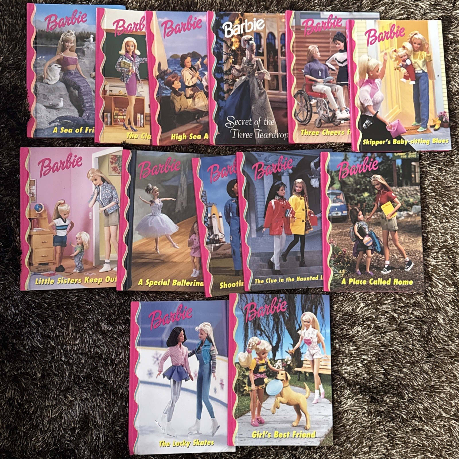 Lot 13 Vintage Barbie hard cover Books 1998-99 Barbie & Friends Book Club Lot 13 Vintage Barbie hard cover Books 1998-99 Barbie & Friends Book Club
