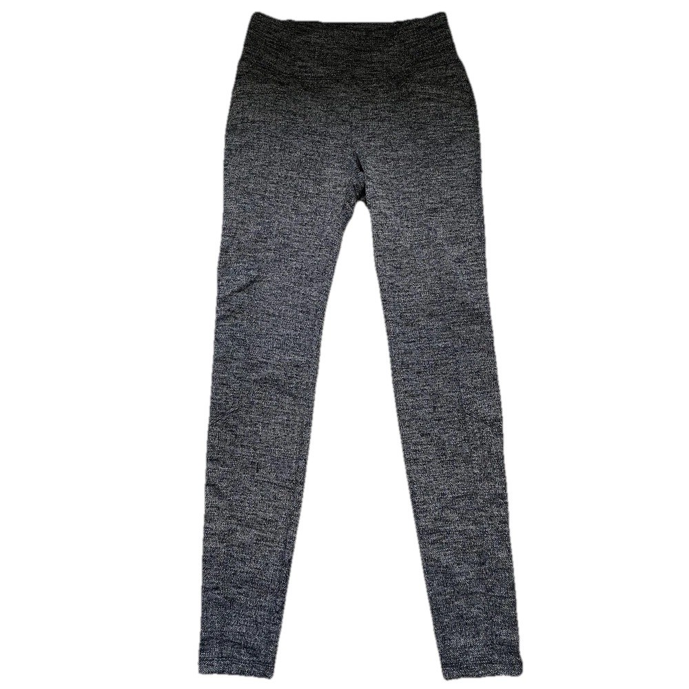 Athleta Womens Pant Small S Gray Delancey Herringbone Legging Performance Yoga