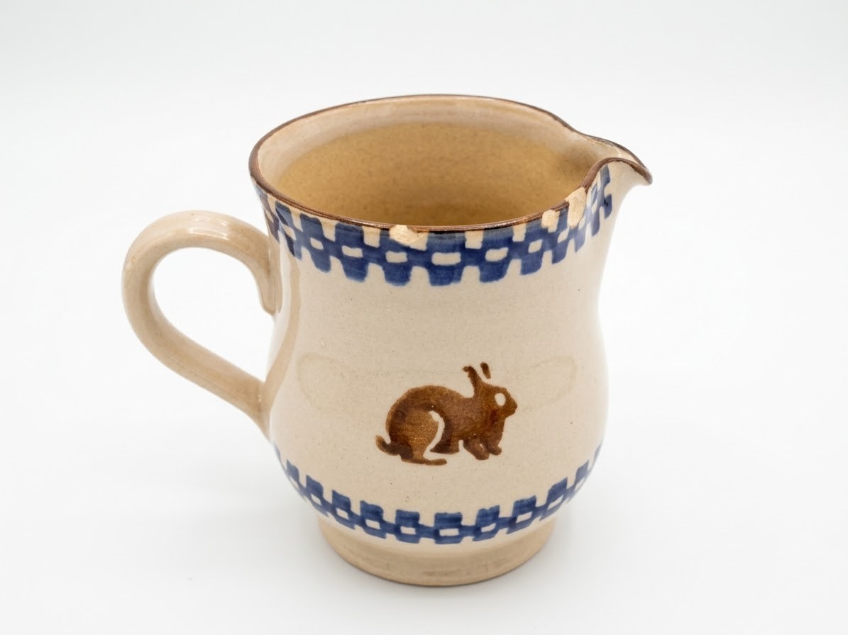 Vintage Nicholas Mosse Pottery Irish Small Rabbit/bunny Creamer Pitcher Vintage Nicholas Mosse Pottery Irish Small Rabbit/bunny Creamer Pitcher