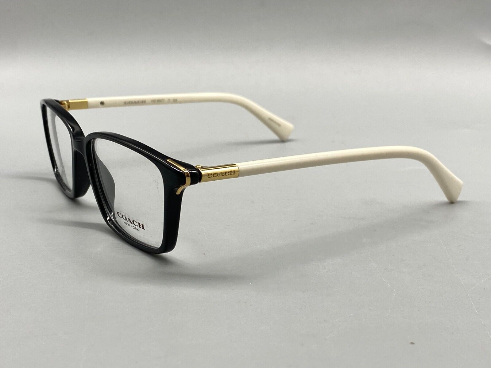 COACH HC 6077 / 5340 Eyeglasses 53-15-135mm - BLACK/IVORY 100% Original NO CASE