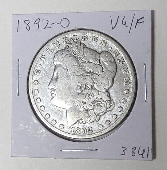 1892-O Morgan Silver Dollar VG/F Cleaned New Orleans Mint Coin (22025) 1892-O Morgan Silver Dollar VG/F Cleaned New Orleans Mint Coin (22025)