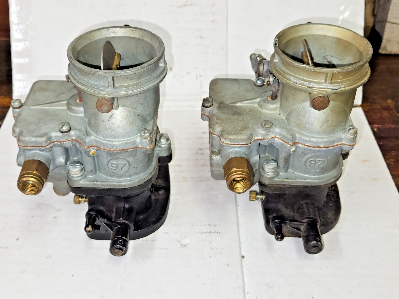 VINTAGE ORIGINAL STROMBERG 97 CARBURETOR FLATHEAD FORD MERCURY VINTAGE ORIGINAL STROMBERG 97 CARBURETOR FLATHEAD FORD MERCURY