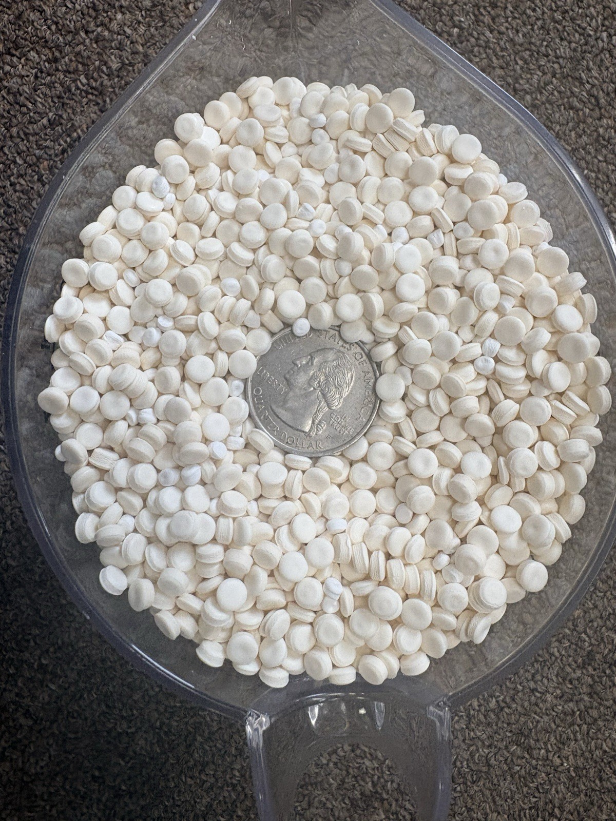 12lbs Blended Poly Plastic Pellets