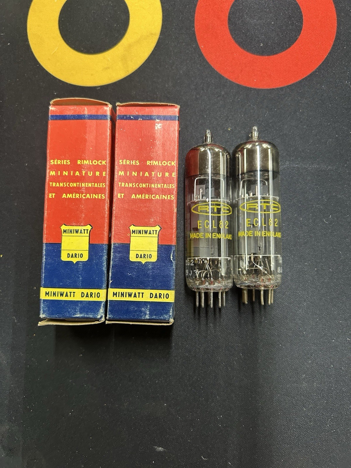 Mullard Miniwatt Dario NOS 6BM8 ECL82 Pair Mullard Miniwatt Dario NOS 6BM8 ECL82 Pair