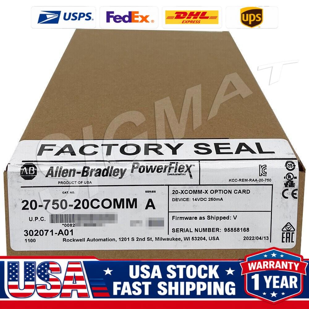 Newest Allen-Bradley 20-750-20COMM PowerFlex Inverter Communication Card