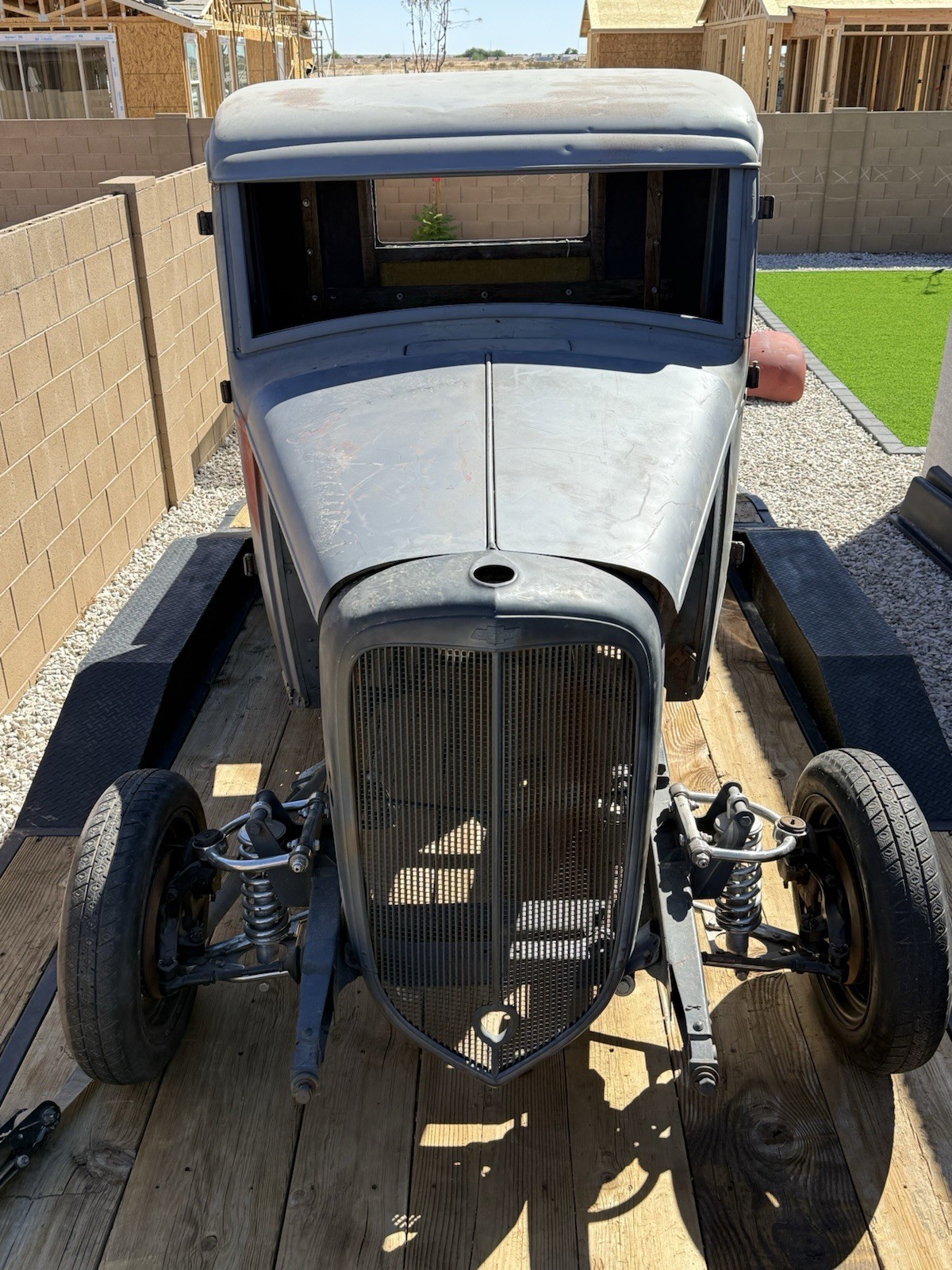 1935 Chevy Truck Hightop Vintage OEM Grille With Chevrolet Emblem 1935 Chevy Truck Hightop Vintage OEM Grille With Chevrolet Emblem