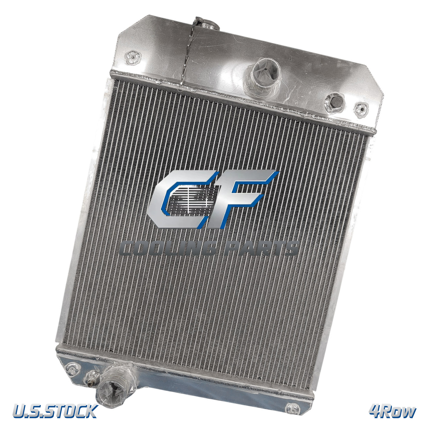 2485B283 4 Row Aluminum Radiator for Perkins 1006-6T Stationary OEM# 2485B283