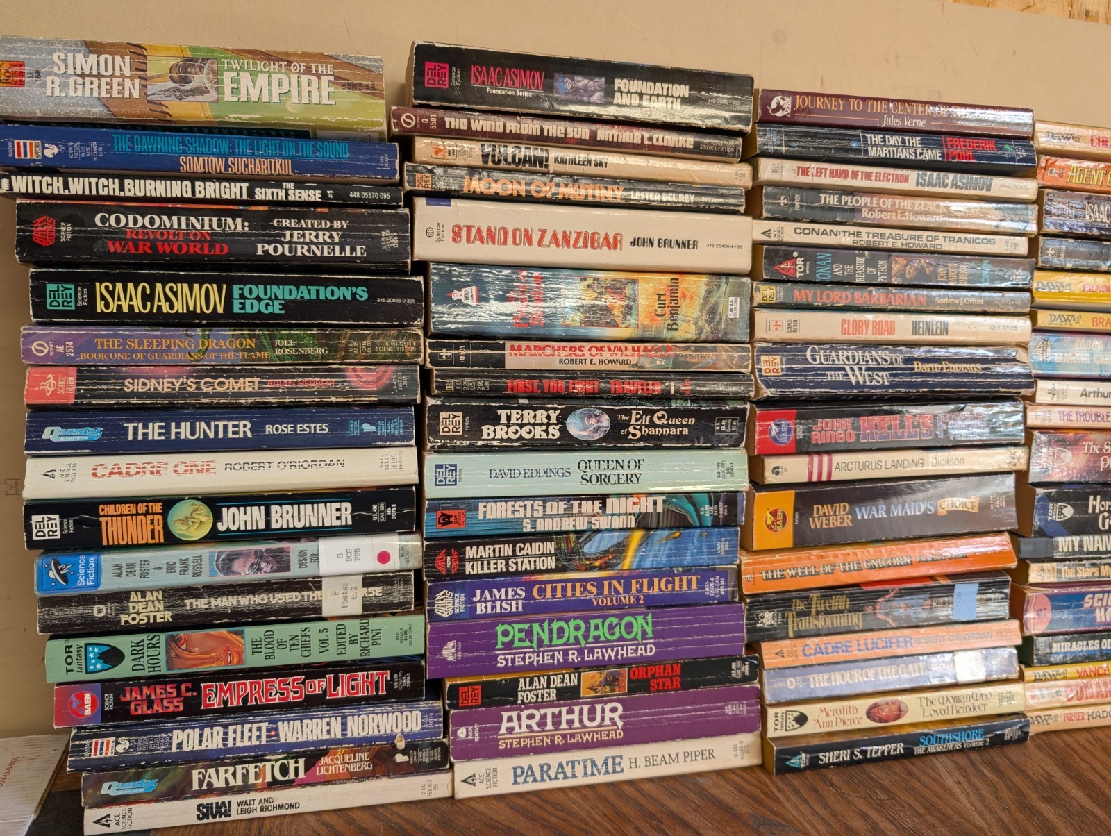 Lot of 10 - Science Fiction Vintage Rare Book Paperback SCI-FI MIX RANDOM