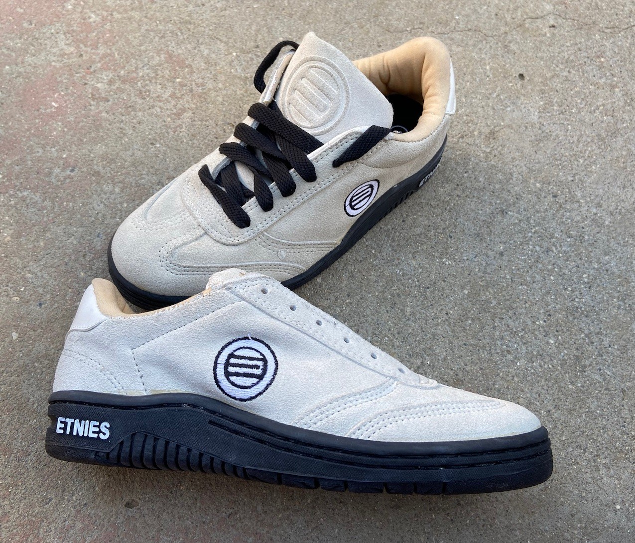 Vtg 90s Etnies Lo Down Skate Shoe White Sz 7 Deadstock Rare Vtg 90s Etnies Lo Down Skate Shoe White Sz 7 Deadstock Rare