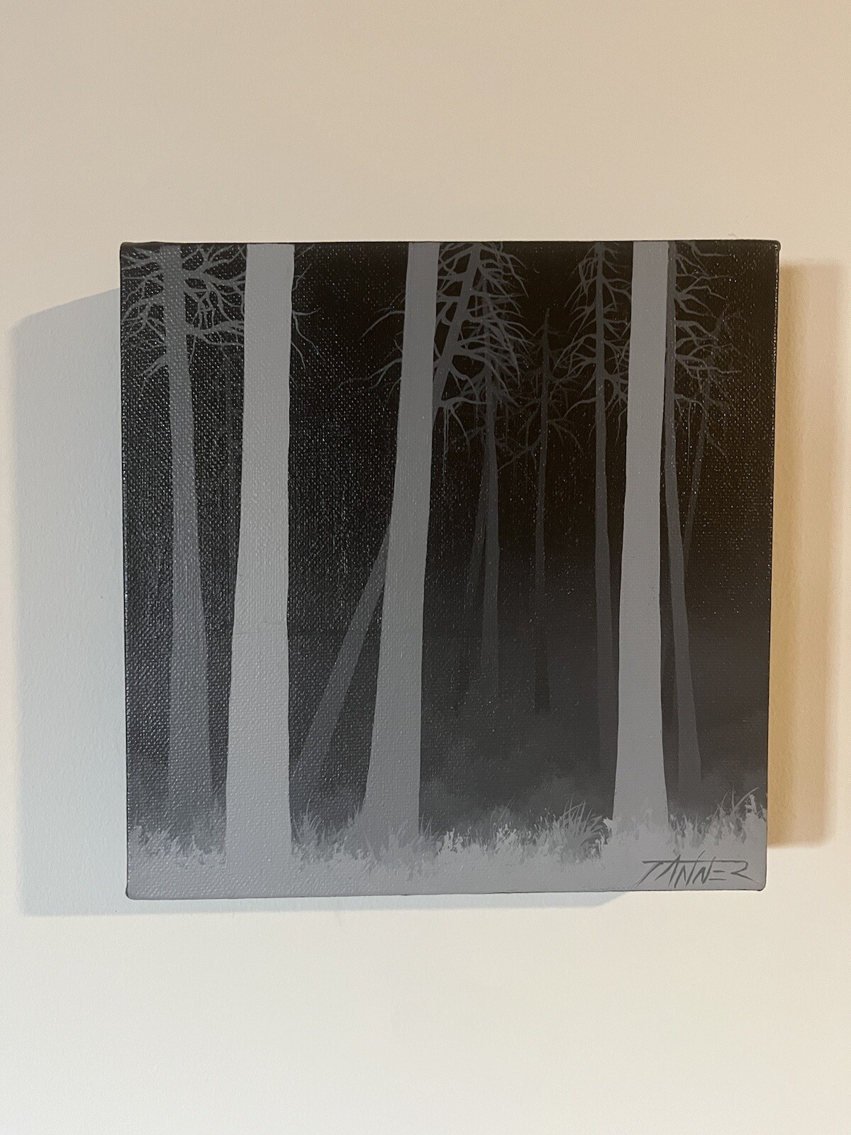 Rare Original Painting on Canvas by Tanner Galleries, Signed, One of a Kind