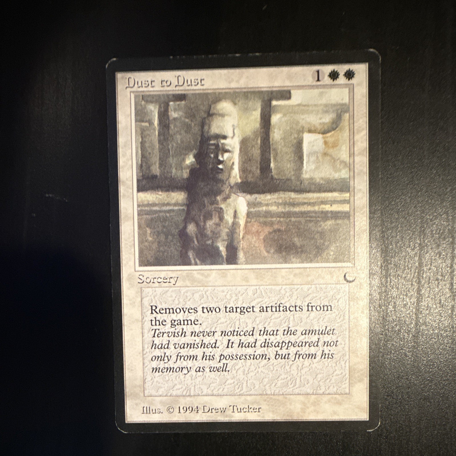 Dust to Dust The Dark Rare Regular EN 2/2 White Dust to Dust The Dark Rare Regular EN 2/2 White