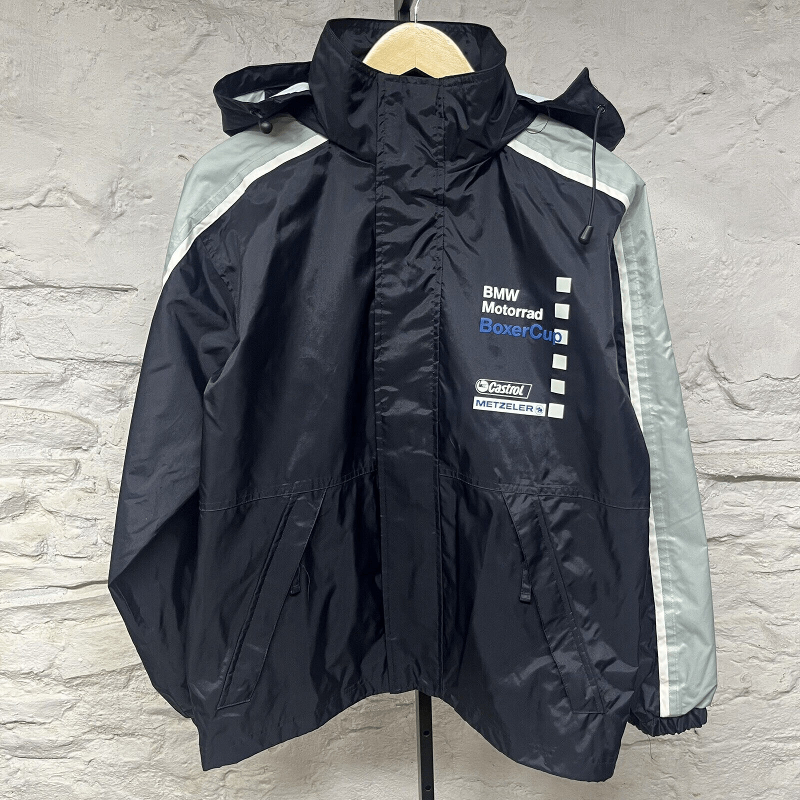 BMW Motorrad Tour Boxer Cup Hooded Windbreaker Jacket Motorcycle Racing Small