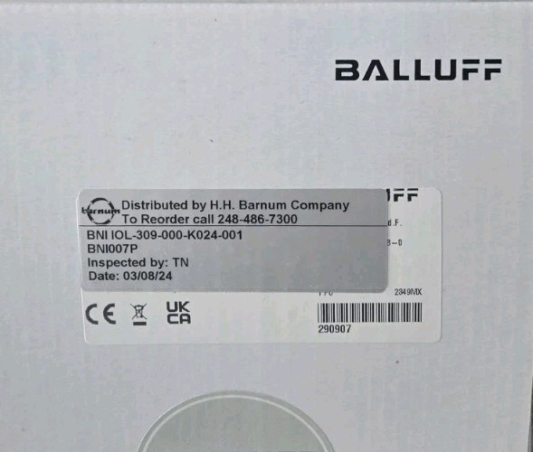 Balluff BNI007P I0L-309-000-K024-001 I/O-Link Sensor/Actuator Hub Illinois Stock